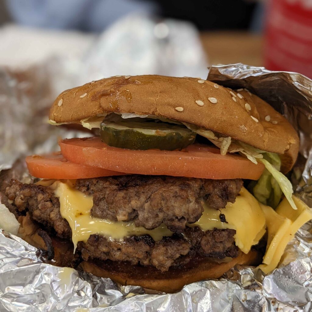 Cheeseburger from Burger Crush