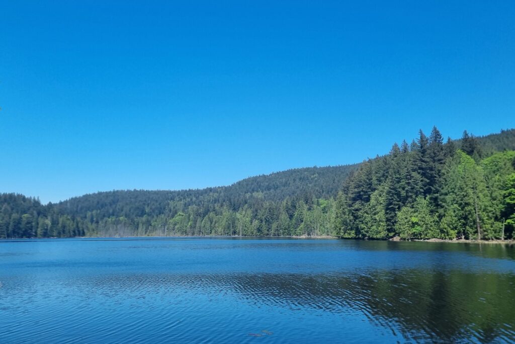 View from Killarney Lake view point on Bowen Island