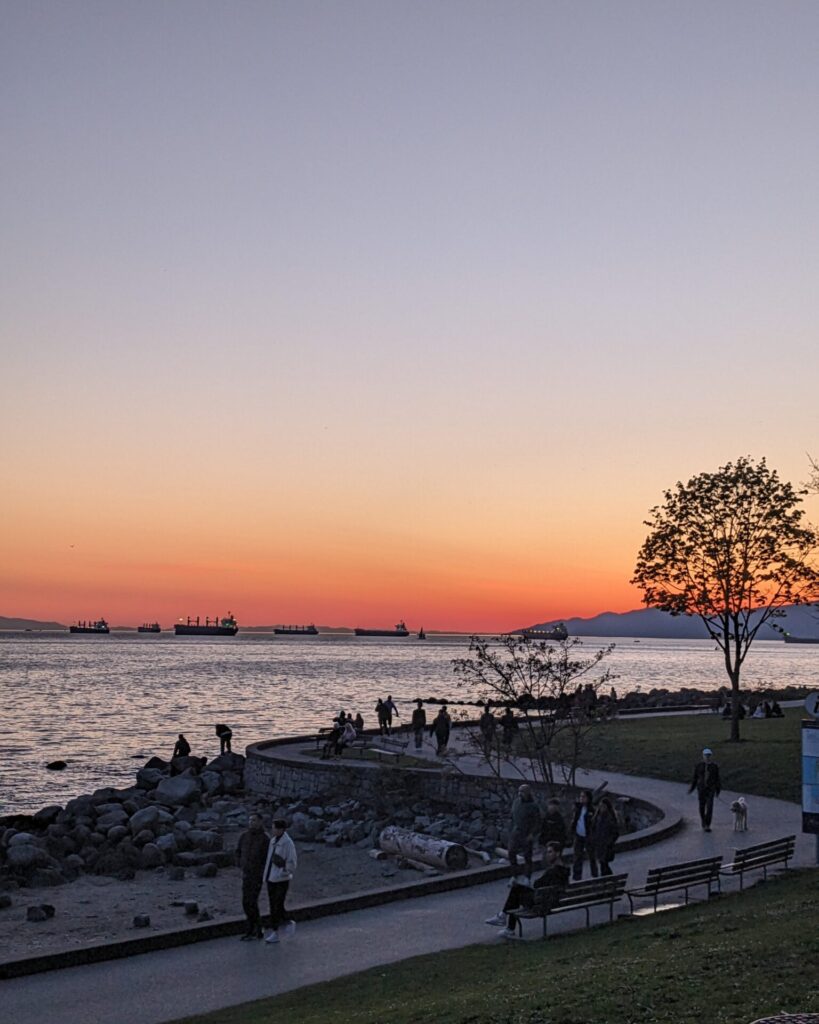 Sunset from English Bay