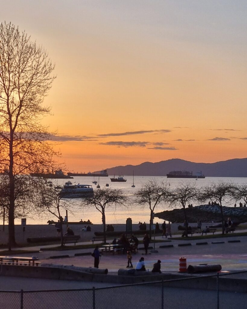 Sunset from Sunset Beach Park