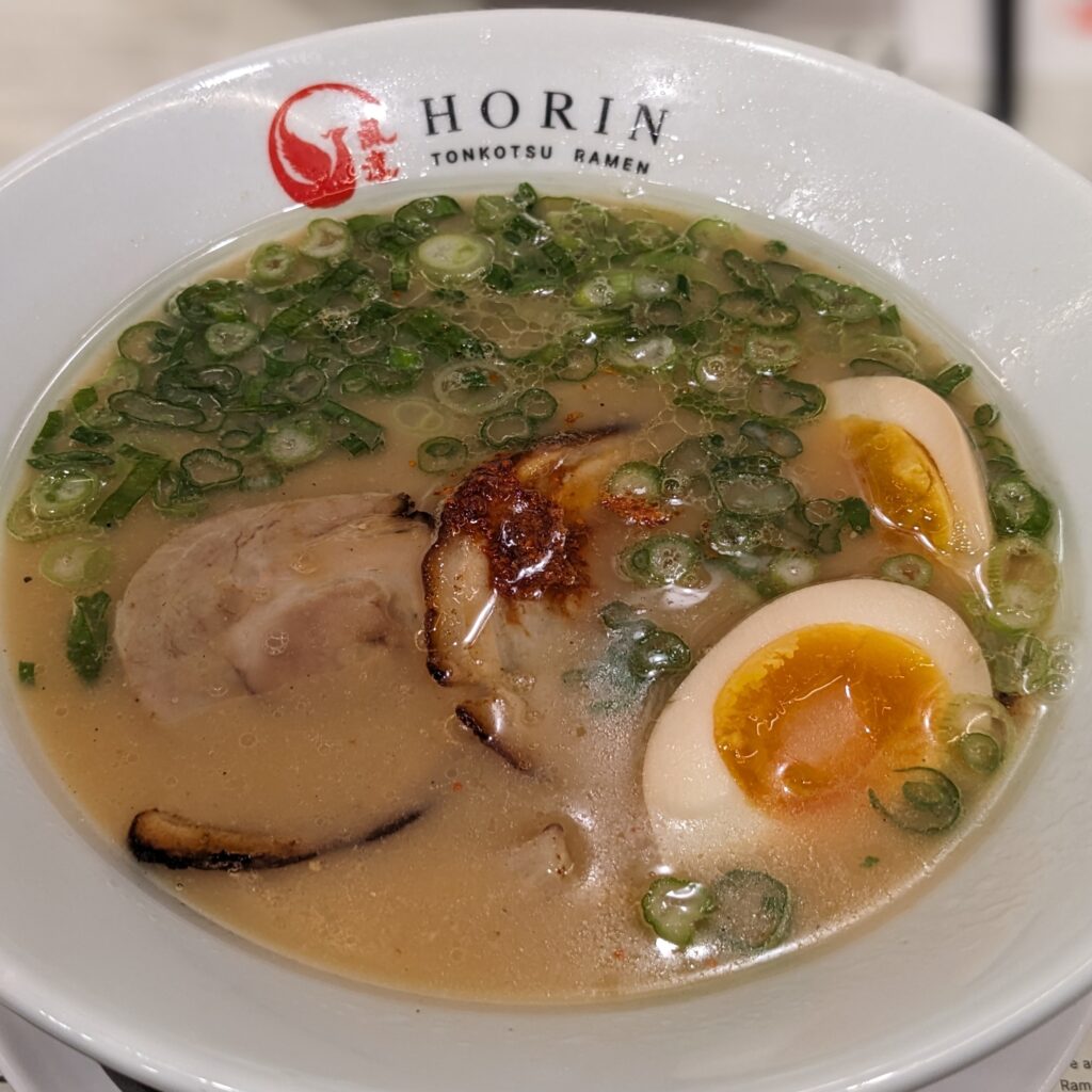 Tonkotsu Ramen from Horin Ramen in Downtown Vancouver