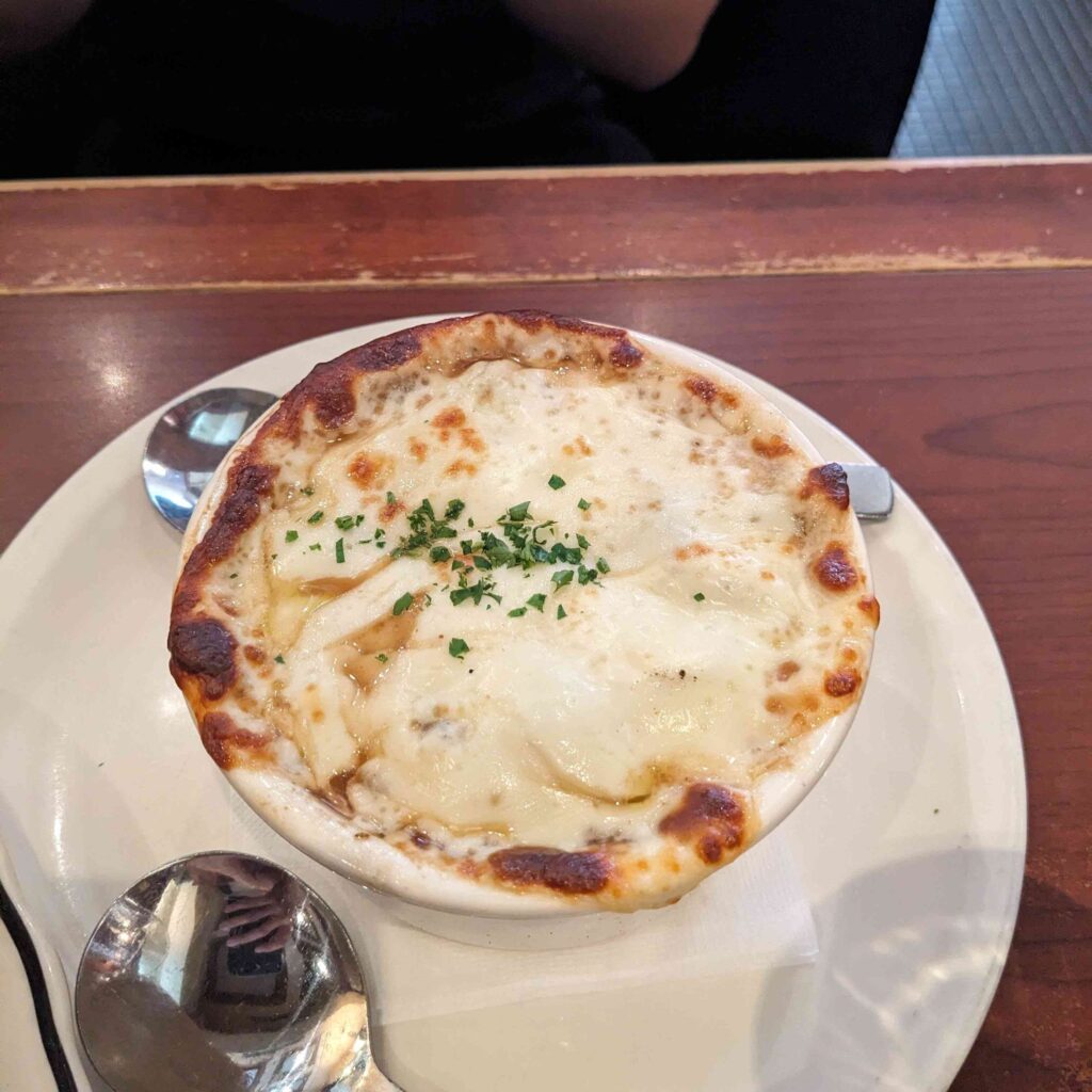 French Onion Soup from Reuben's Deli & Steakhouse