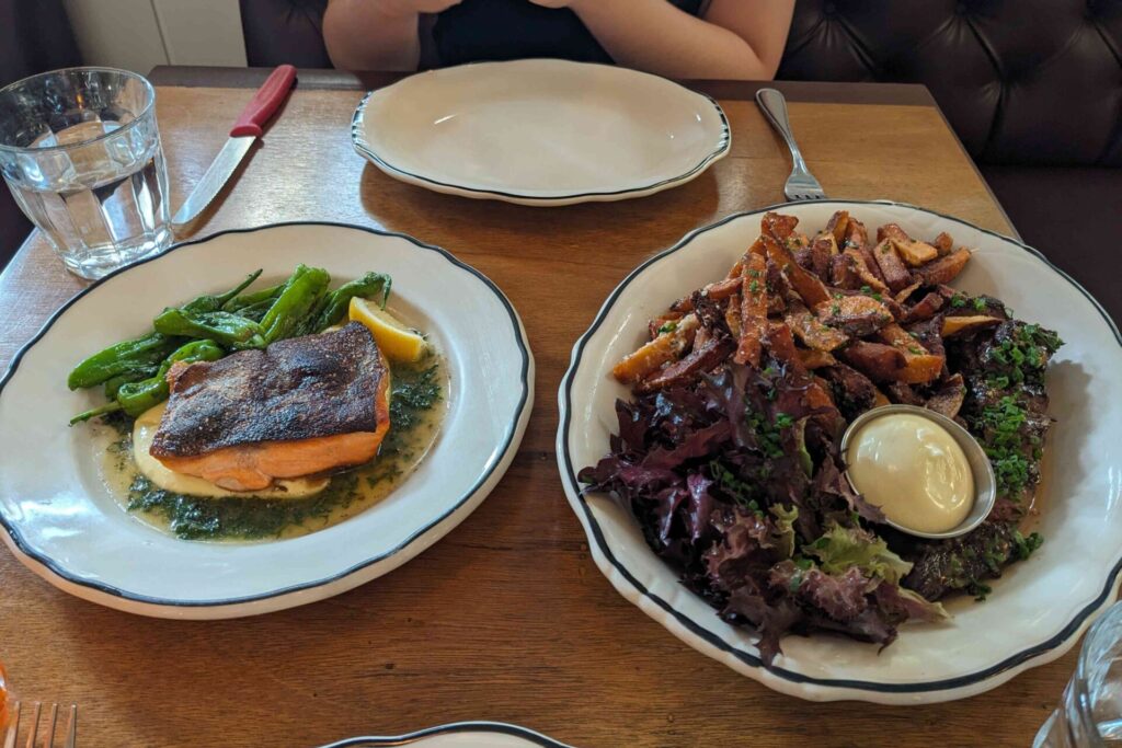 Arctic Char & Steak from Liverpool House