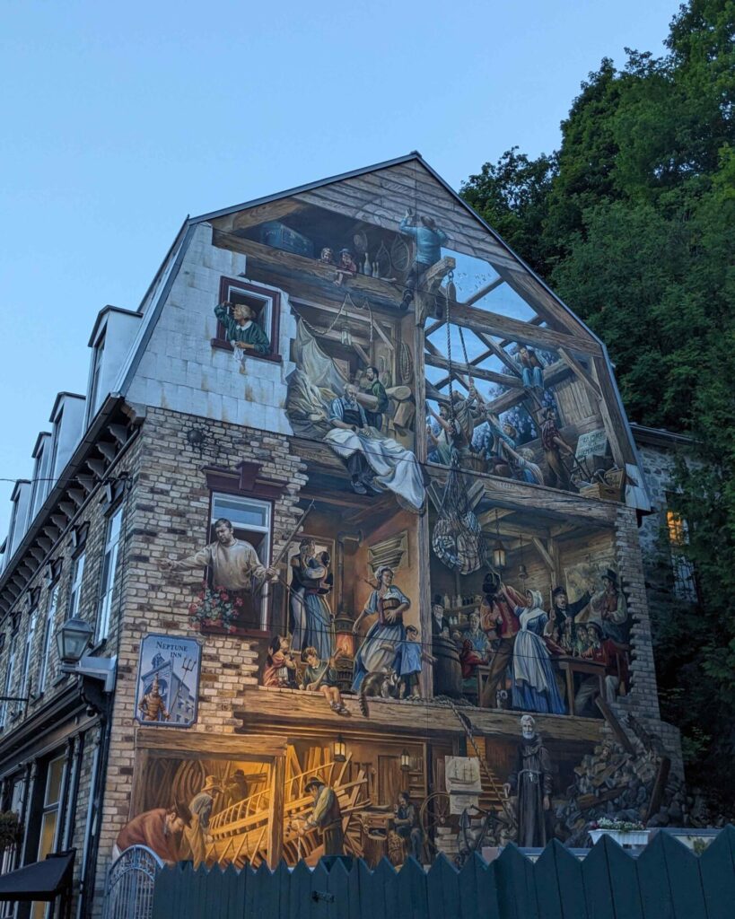 Old Quebec City Mural