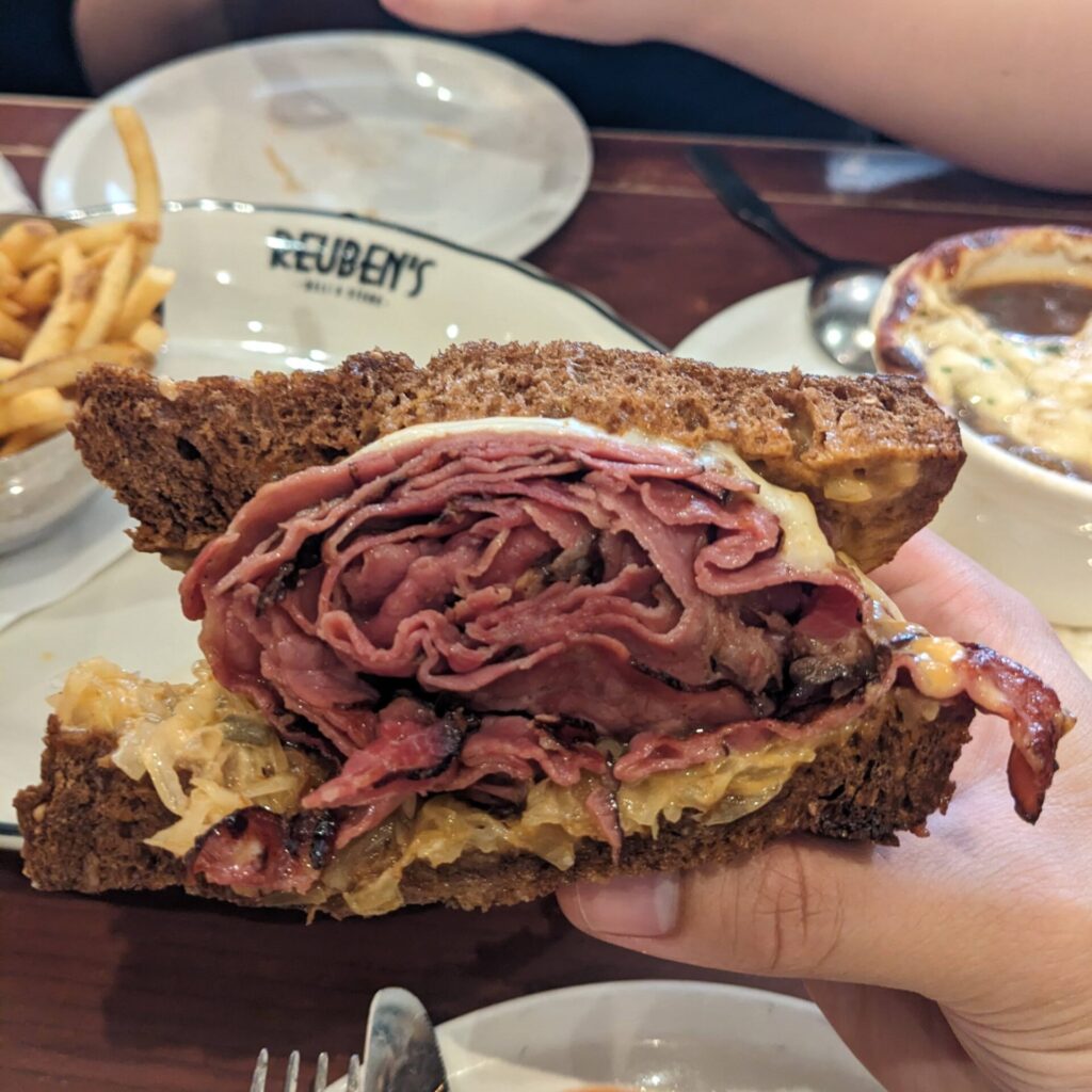 Smoked Meat Sandwich from Reuben's Deli & Steakhouse