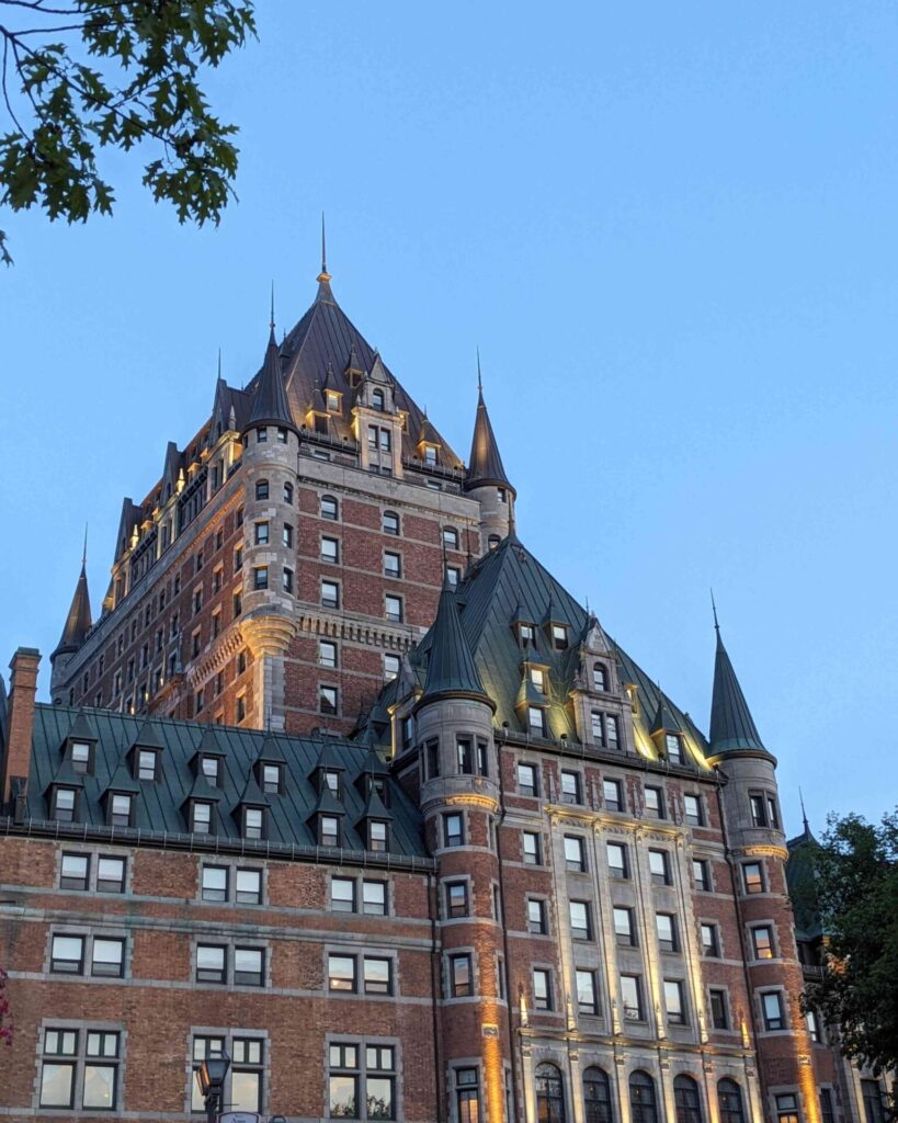 Château Frontenac Side Angle