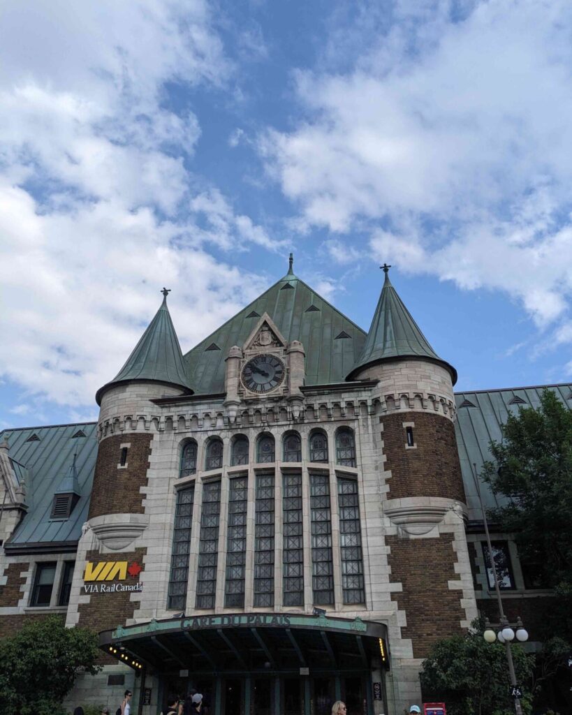 Quebec Via Rail Canada Train Station