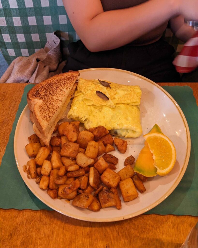 Restaurant La Buche Grandma Mushroom Omelette