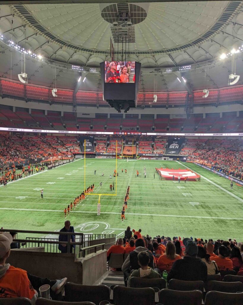 BC Lions at BC Place